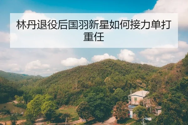 林丹退役后国羽新星如何接力单打重任